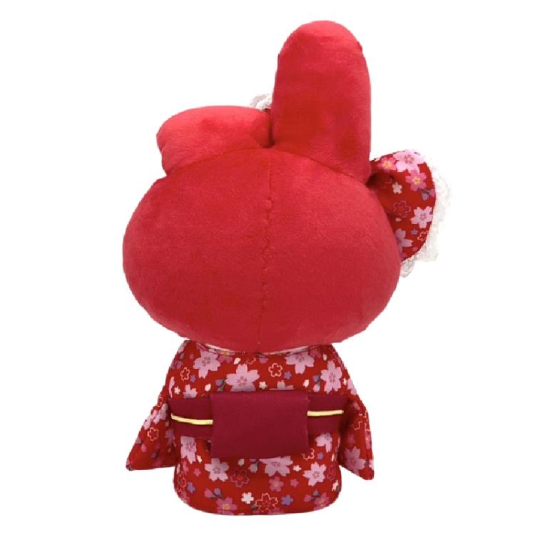 ぬいぐるみ【マイメロディ 桜着物（赤）S立ち】をセットに追加する