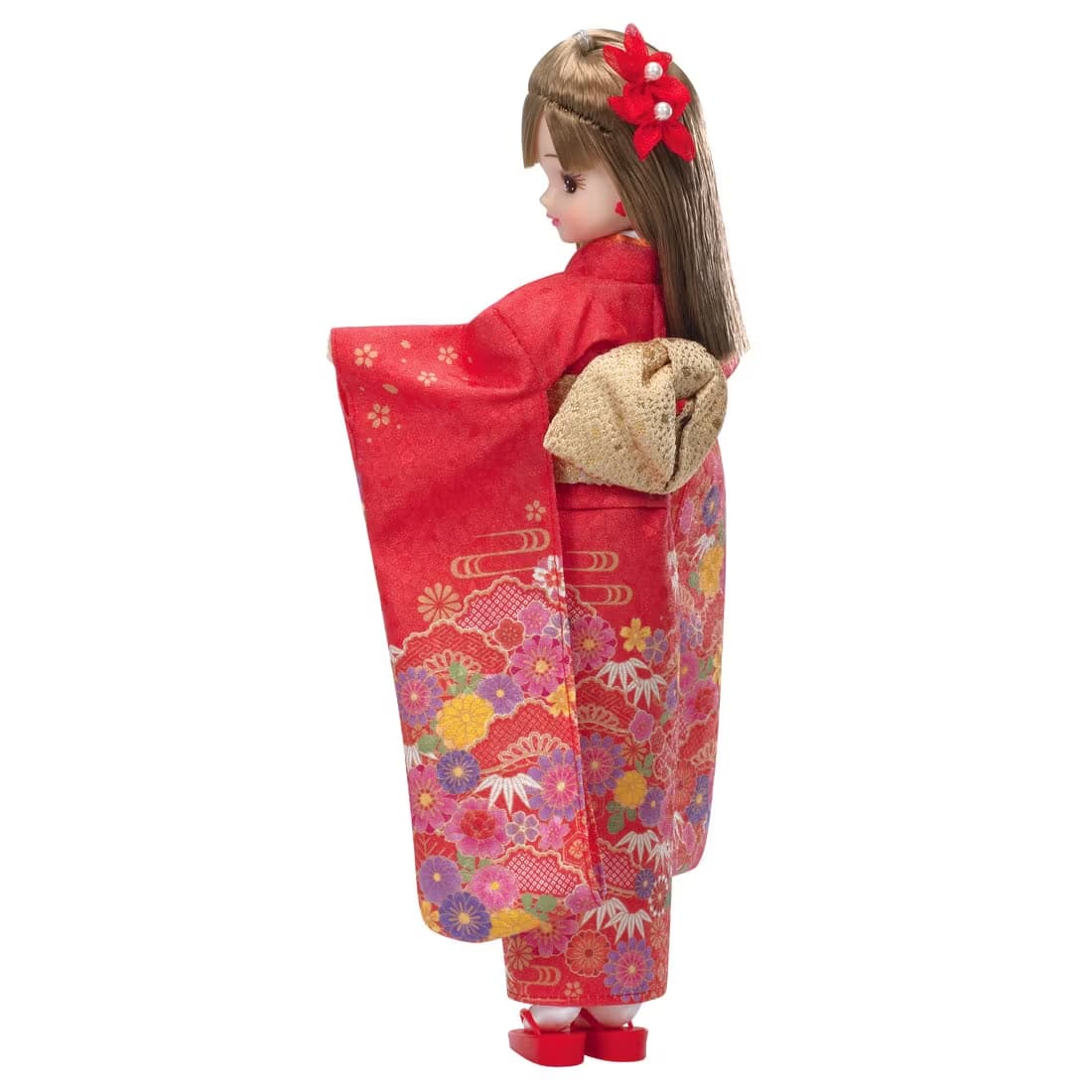 ぬいぐるみ【リカちゃん LD-30 Kimono紅】をセットに追加する♪