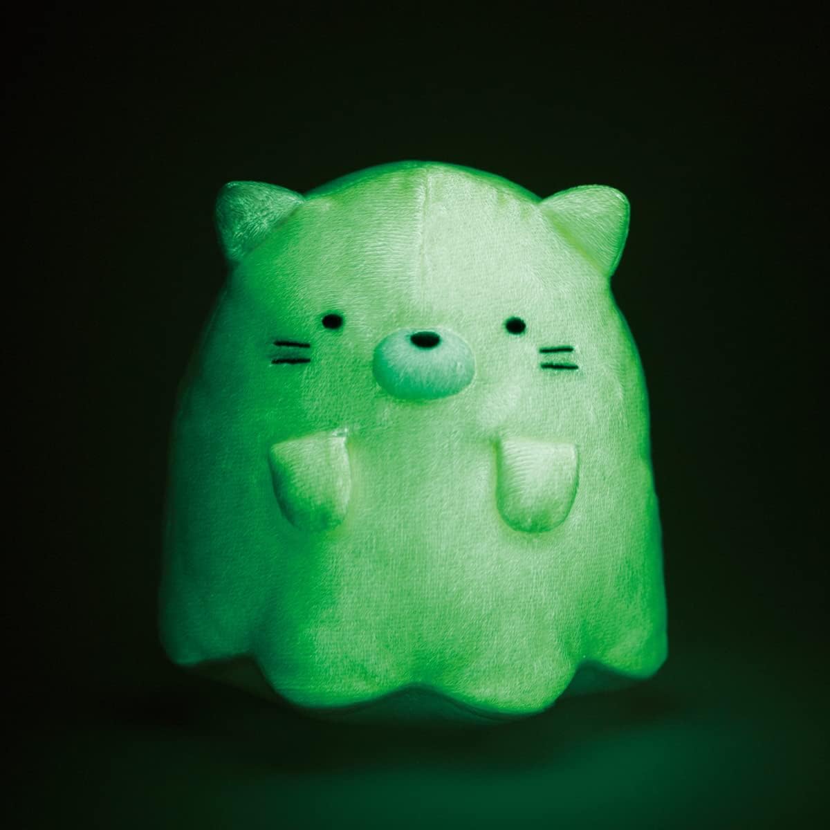 蓄光 ぬいぐるみ すみっコぐらし サンリオ はなまるおばけ すみっコぐらし しろくま ねこ おばけ ギフト - バルーンラッピング【選べる9インチバルーン】サンリオ/すみっコぐらし★蓄光ぬいぐるみ