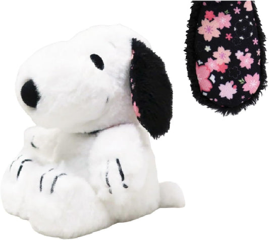 ぬいぐるみ【FUWAKUTA スヌーピー 桜黒】をセットに追加する♪