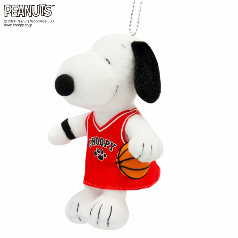 ぬいぐるみ【キーホルダー バスケ スヌーピー】をセットに追加する♪