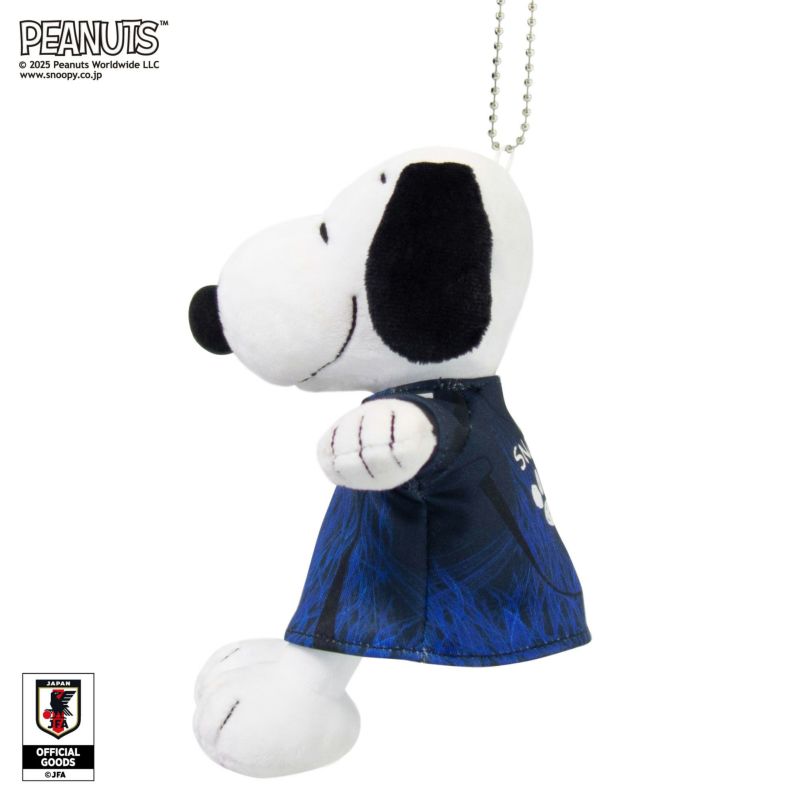 ぬいぐるみ【キーホルダー サッカー 日本代表Ver. スヌーピー】をセットに追加する♪