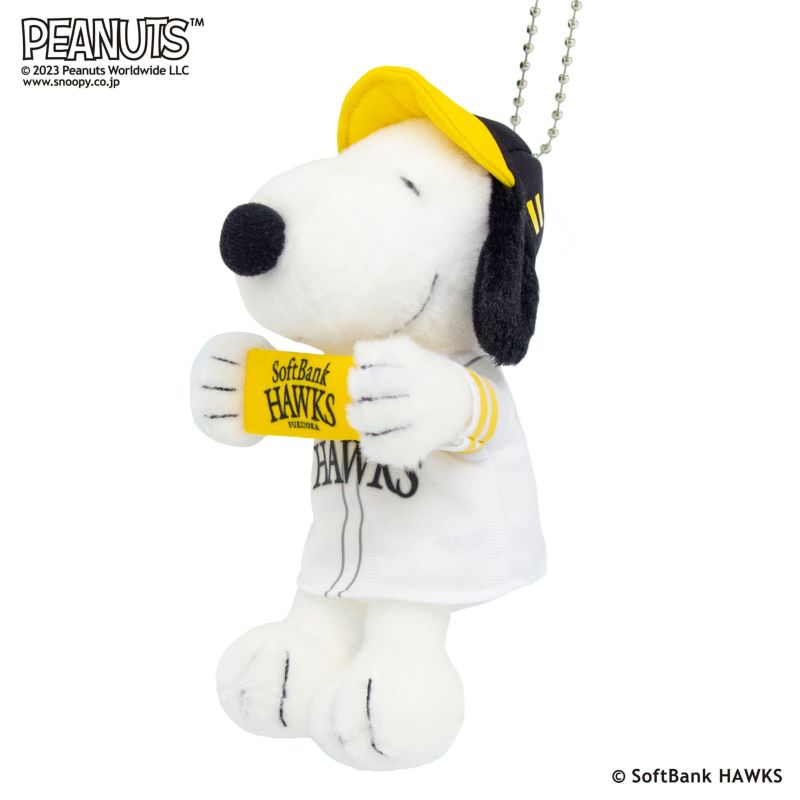 ぬいぐるみ【福岡ソフトバンクホークス スヌーピー キーホルダー】をセットに追加する♪