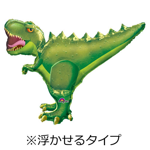 【選択用バルーン】SH恐竜3Dティラノサウルス<緑>